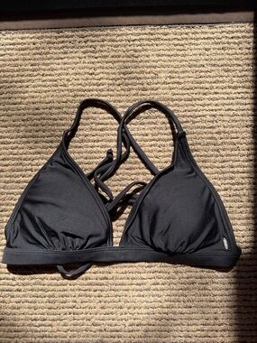 Rip Curl Black Triangle Strappy Swim Top